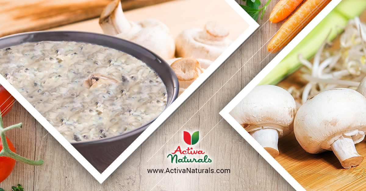 Delicious Mushroom Dip Activa Naturals